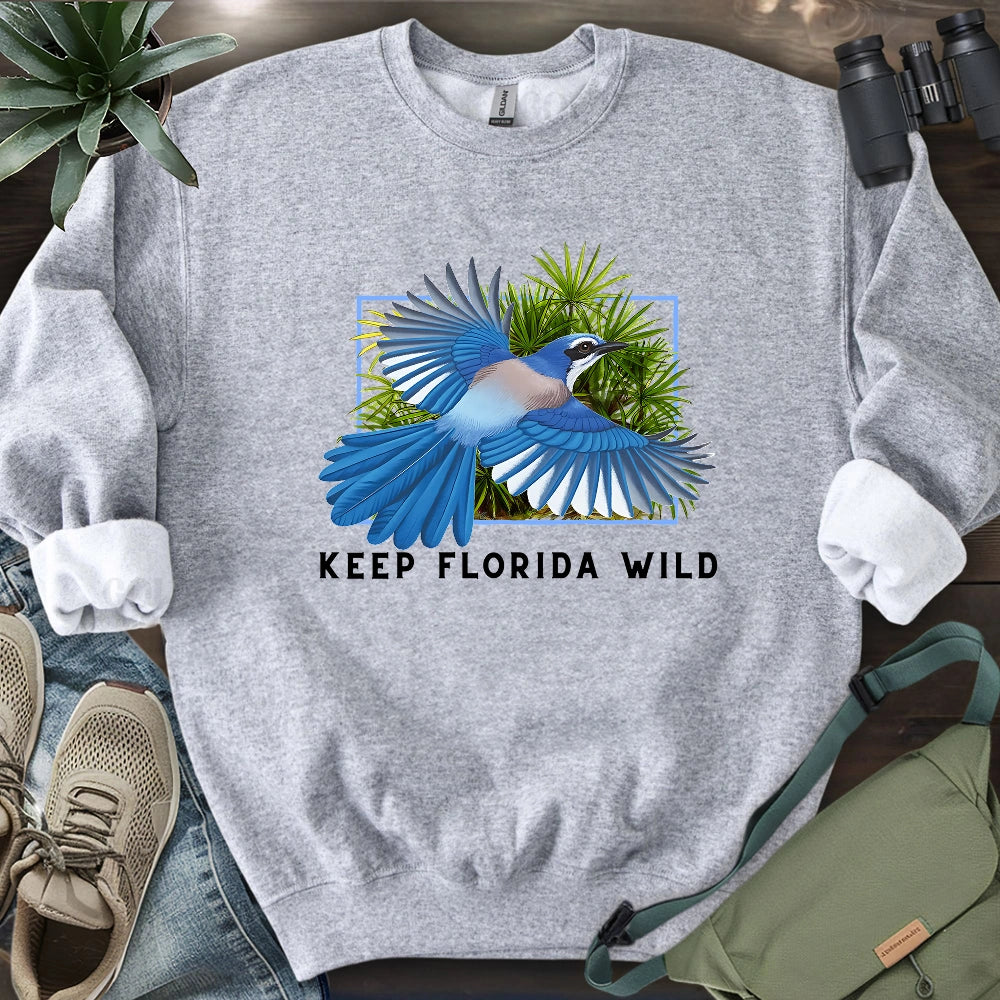 Protect Florida Scrub Jay Sweatshirt