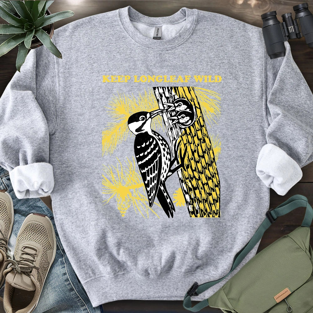 Protect Red-cocked Woodpecker Sweatshirt