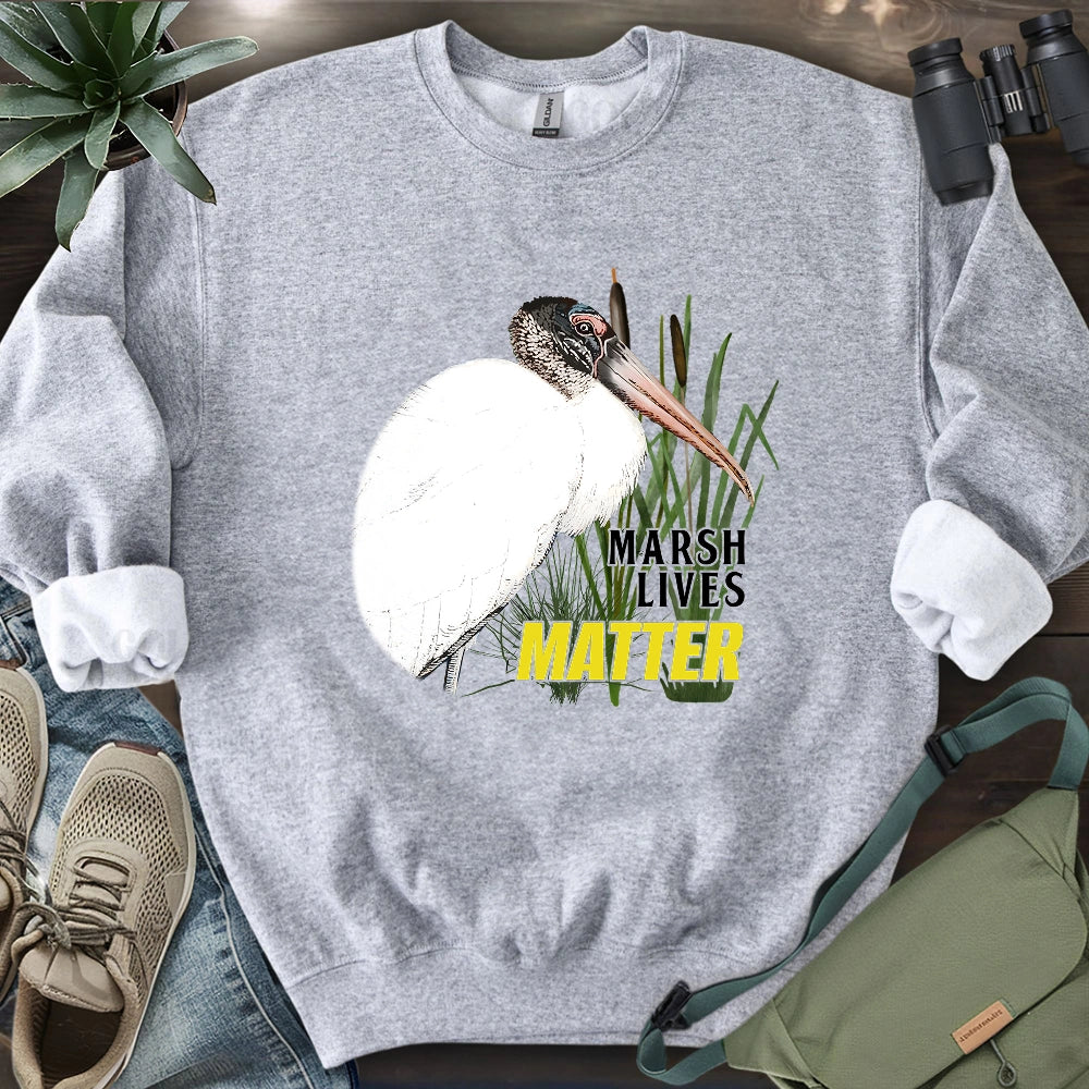 Protect Wood Stork Sweatshirt