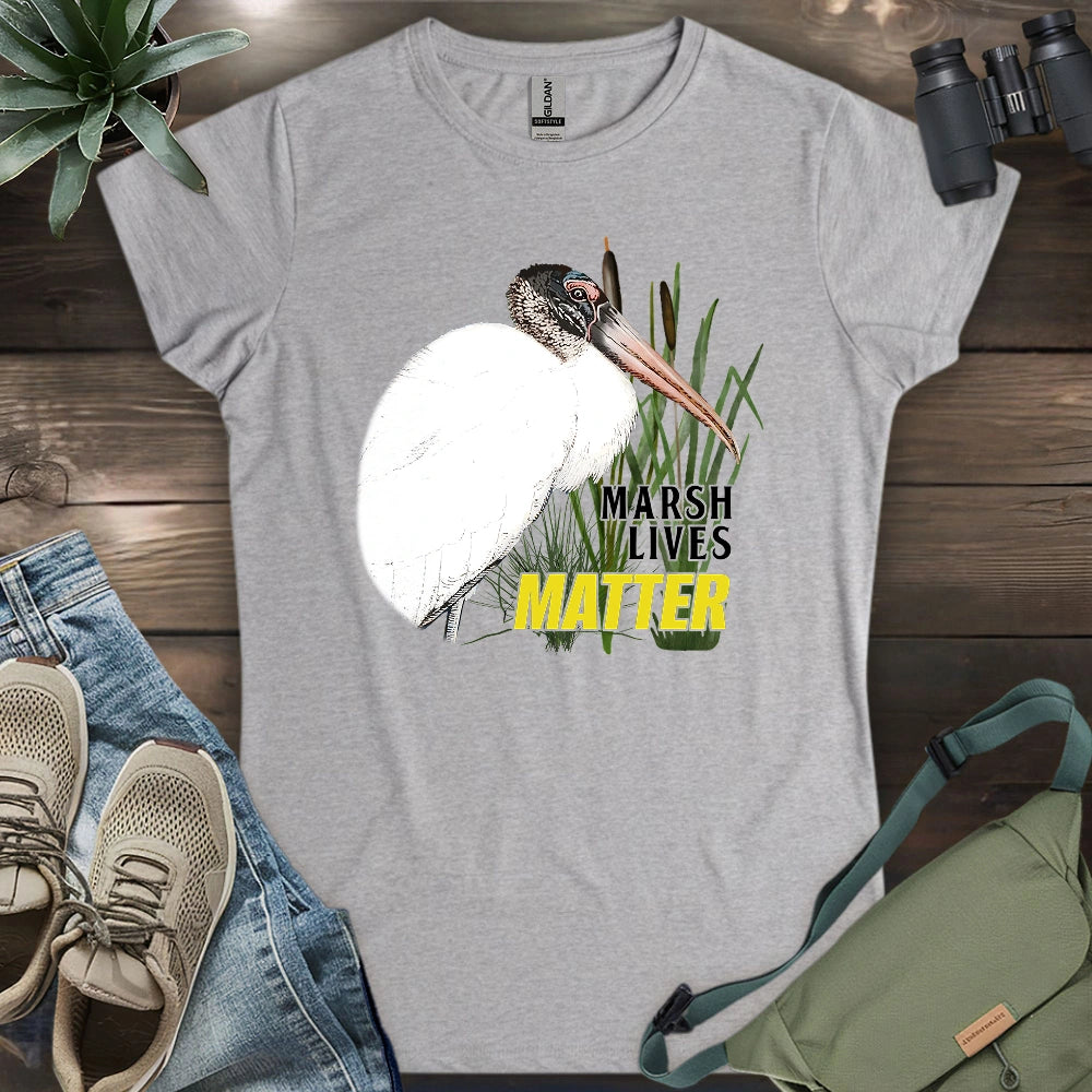 Protect Wood Stork Women's T-shirt