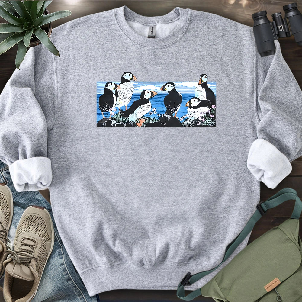 Puffin Circle Sweatshirt