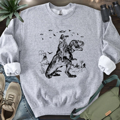 Riding Gators, Spotting Birds Sweatshirt