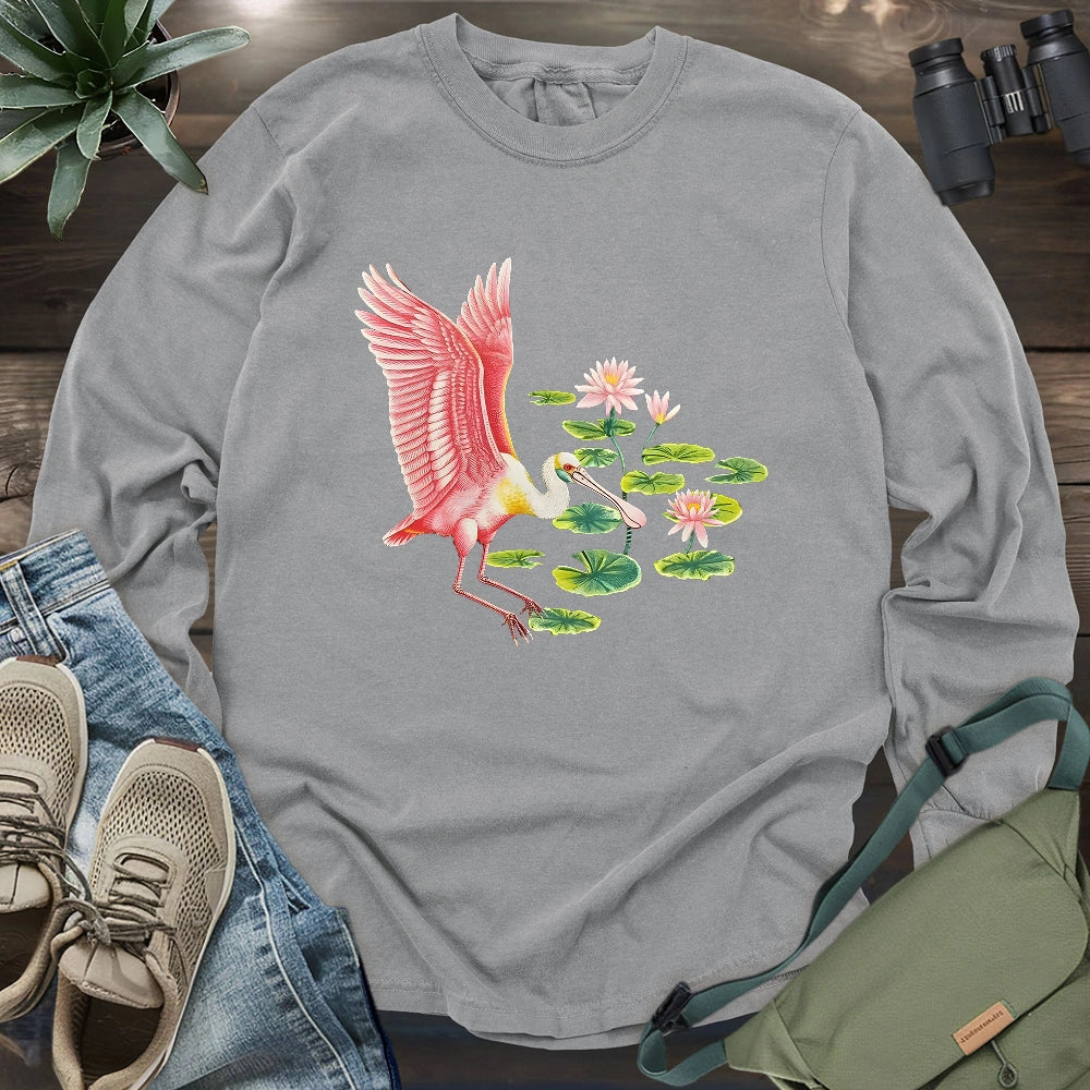 Roseate Spoonbill Long Sleeve T-shirt