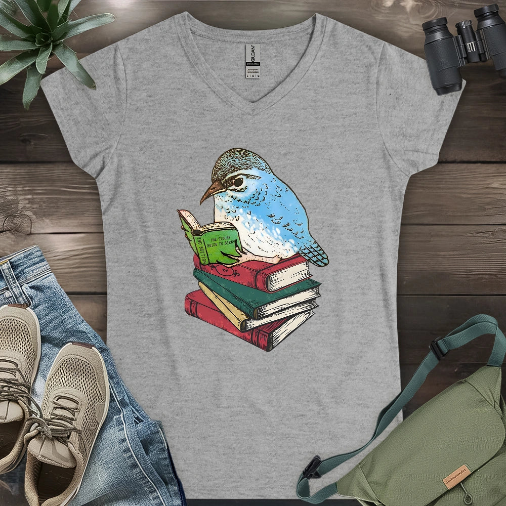 Sibley Guide To Birds Lady V-neck