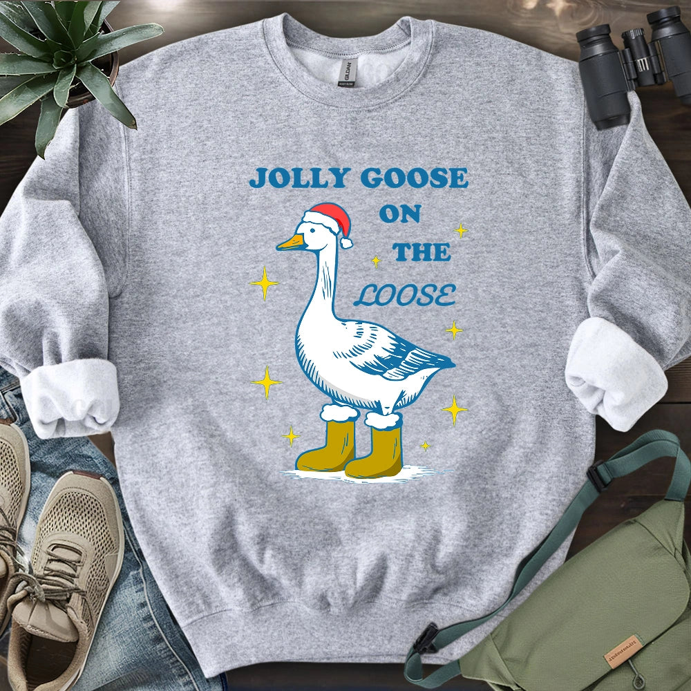 Silly Goose Christmas Sweatshirt