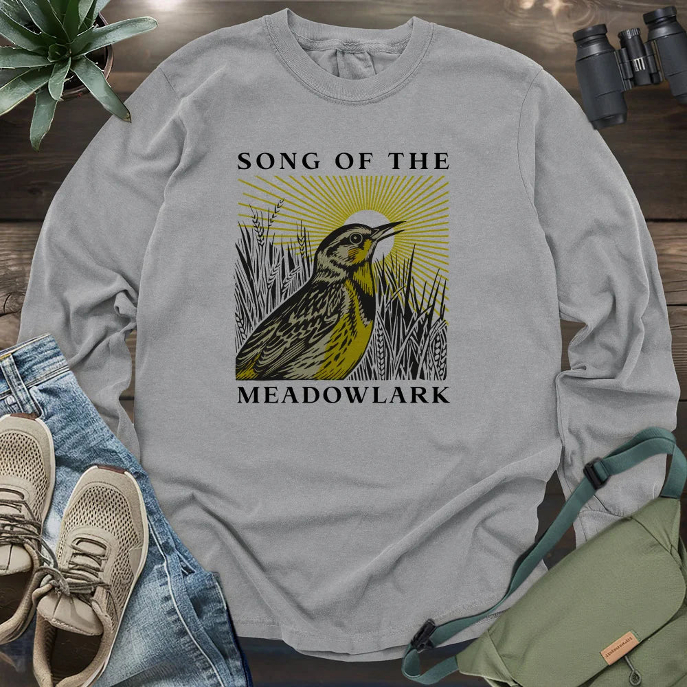 Song Of The Meadowlark Long Sleeve T-shirt