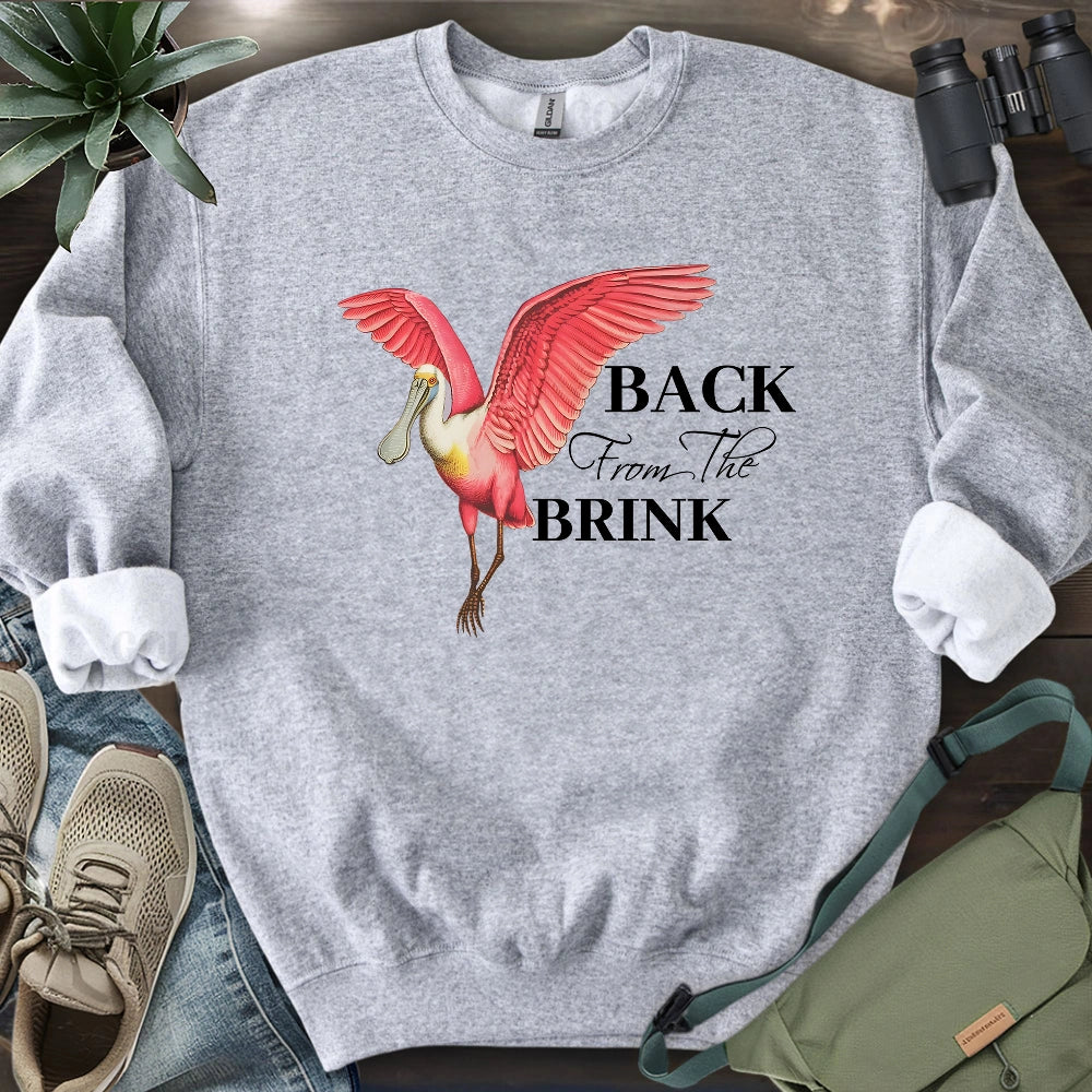 Spoonbill Back From The Brink Sweatshirt