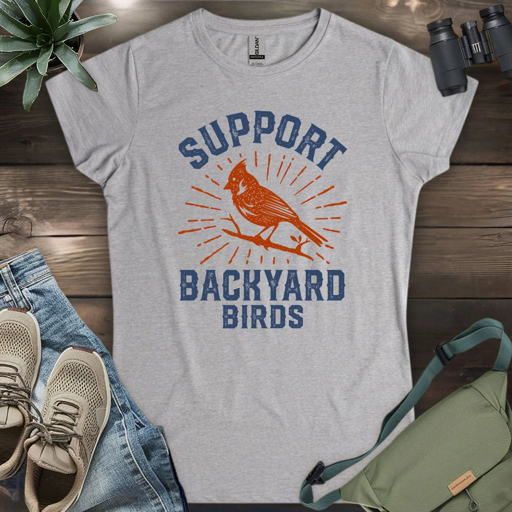 Support Backyard Birds Women's T-shirt