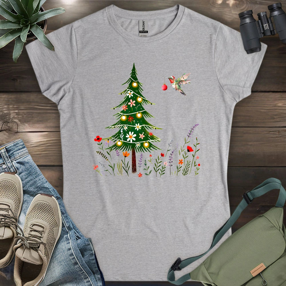 The Decorating Hummingbird Women's T-shirt