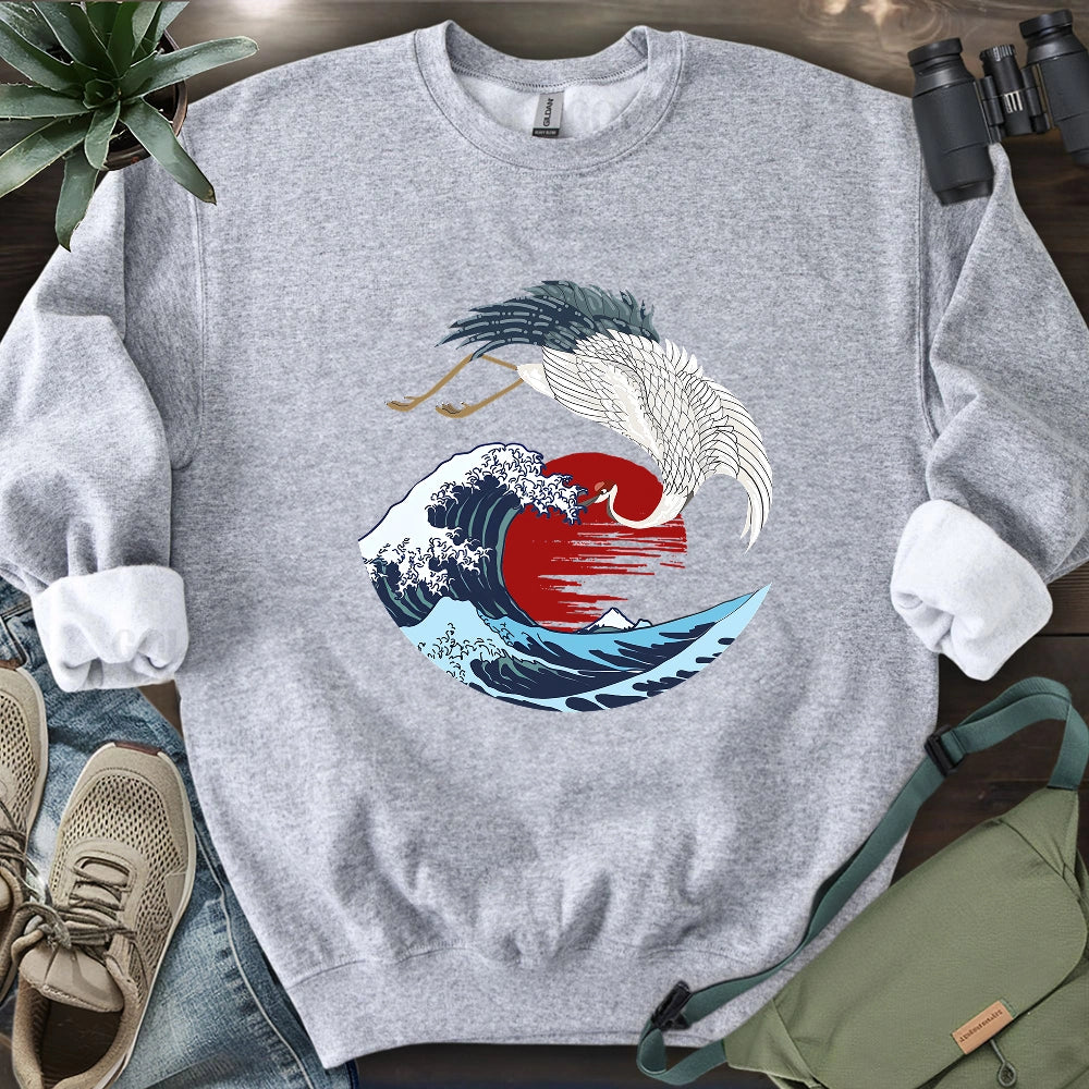 The Japanese Crane Sweatshirt