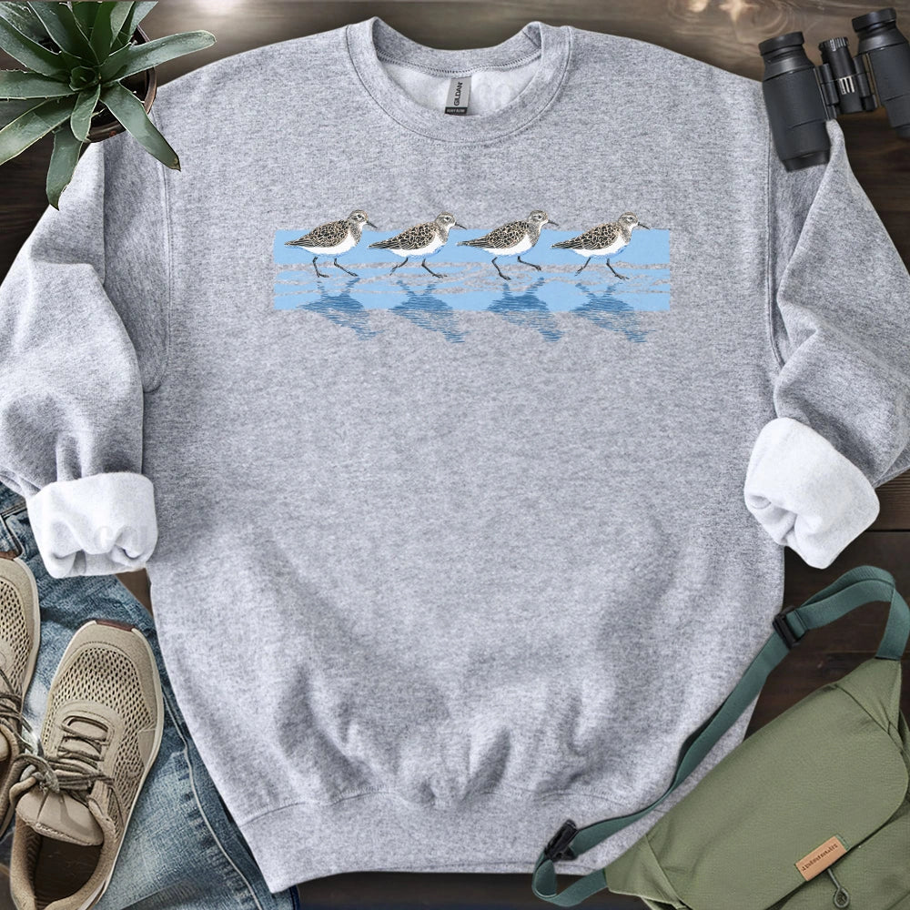 Tidewalking Sandpipers Sweatshirt