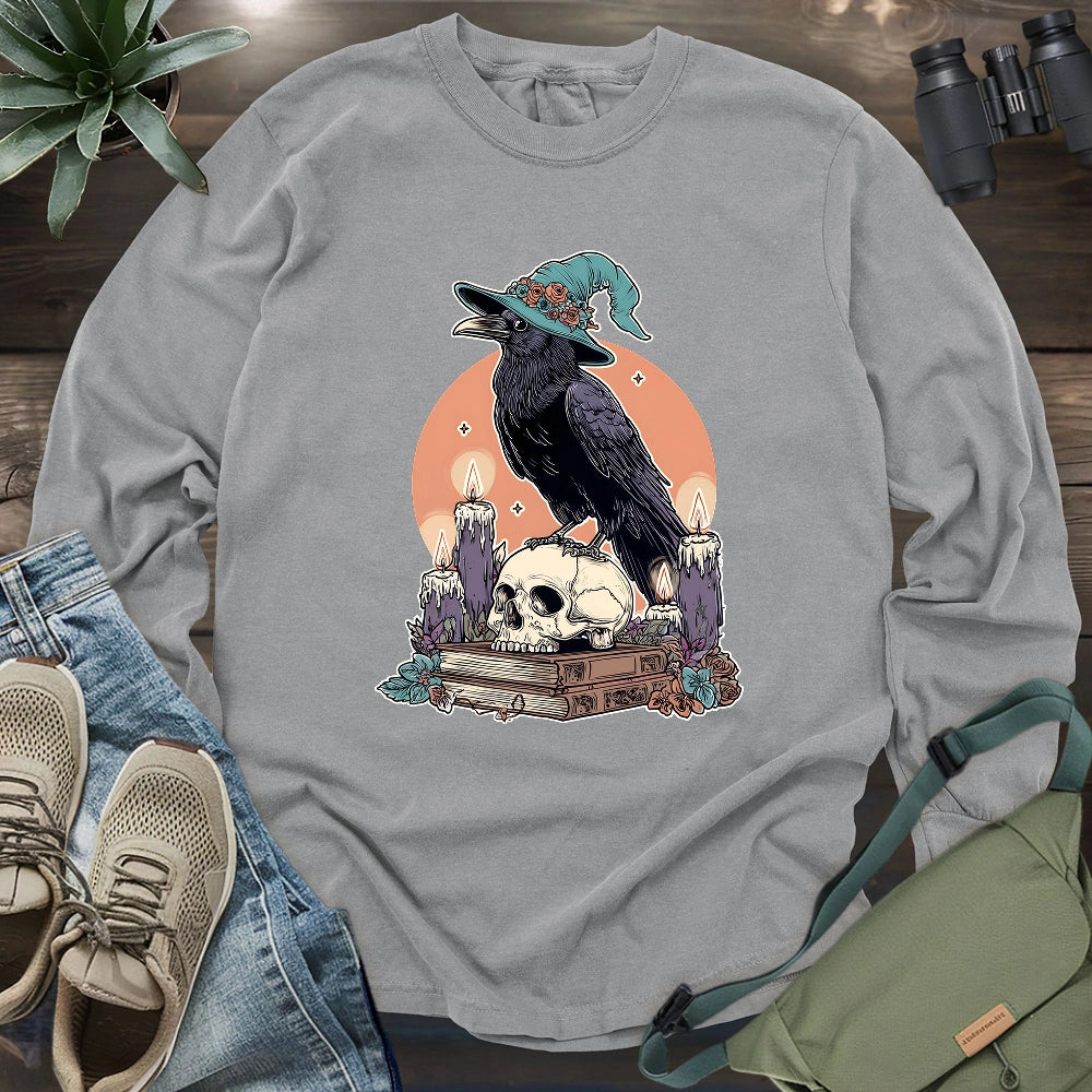 Witch’s Raven Long Sleeve T-shirt