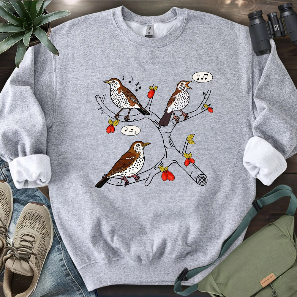 Wood Thrush's Song Sweatshirt
