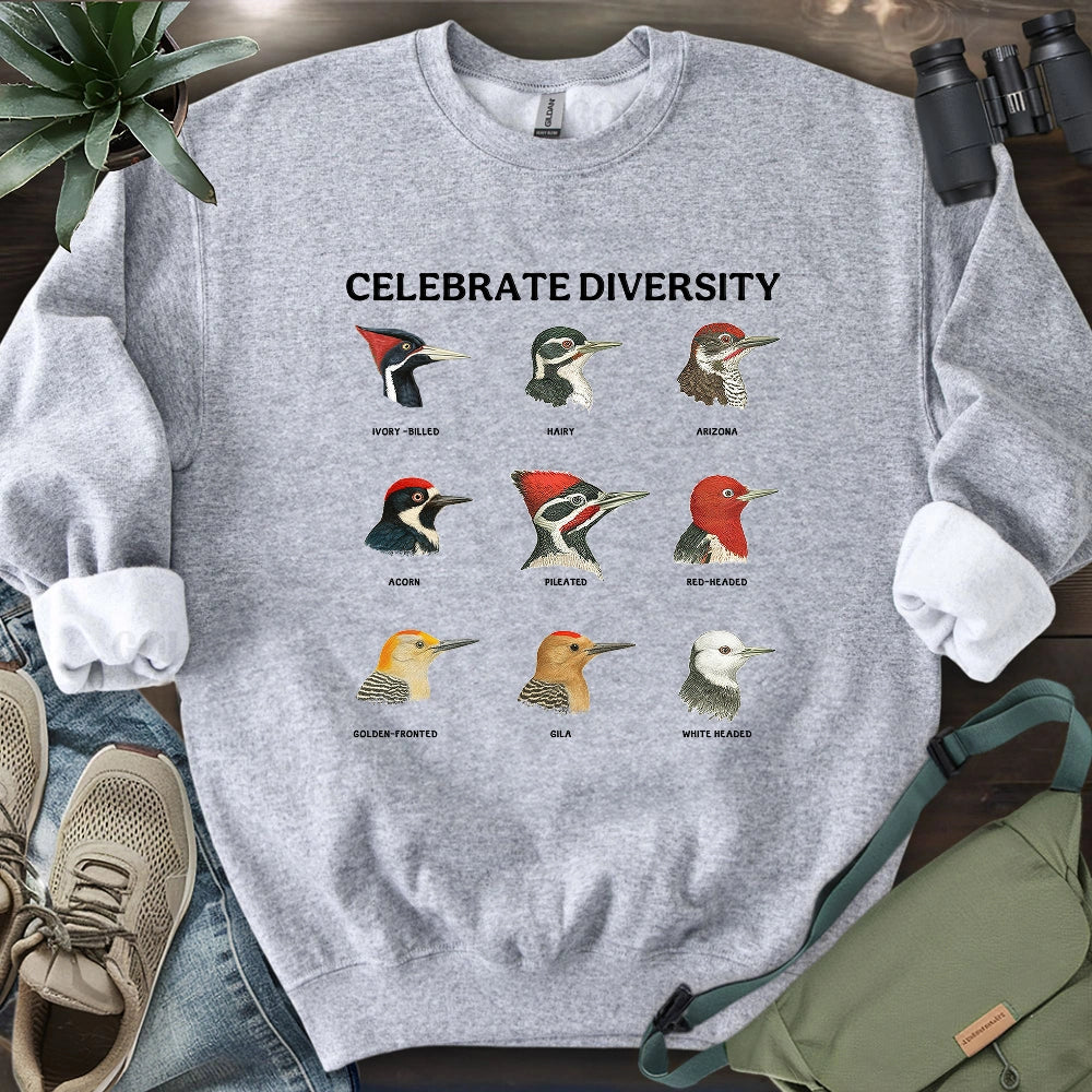 Woodpecker Diversity Sweatshirt