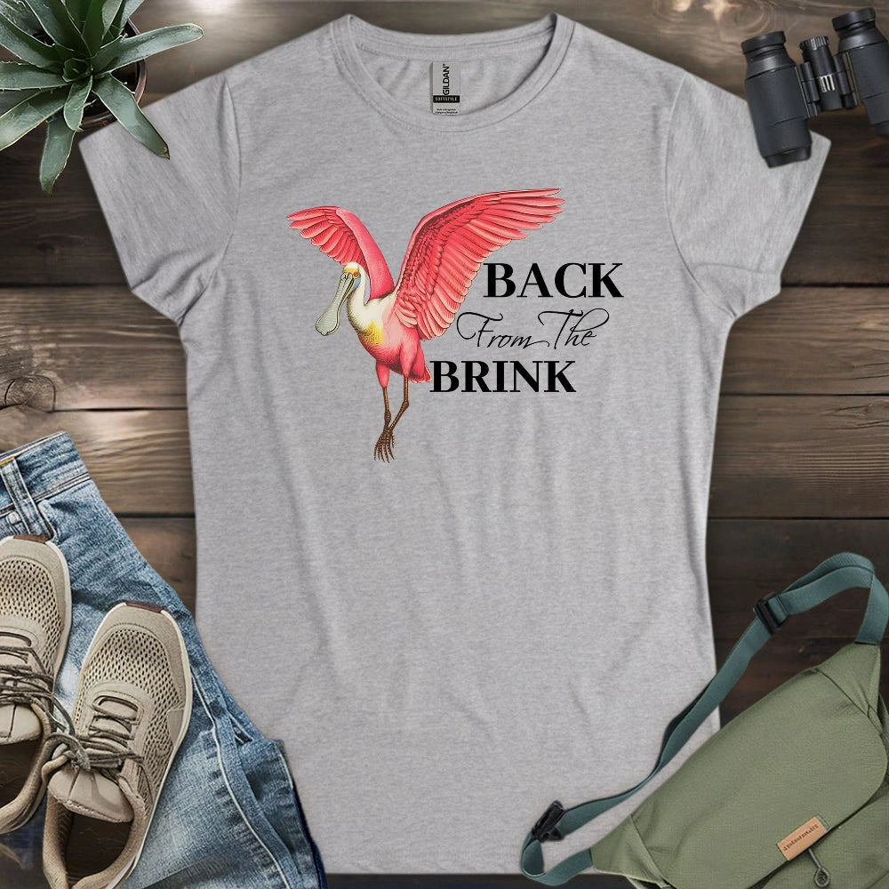 Spoonbill Back From The Brink Women's T-shirt