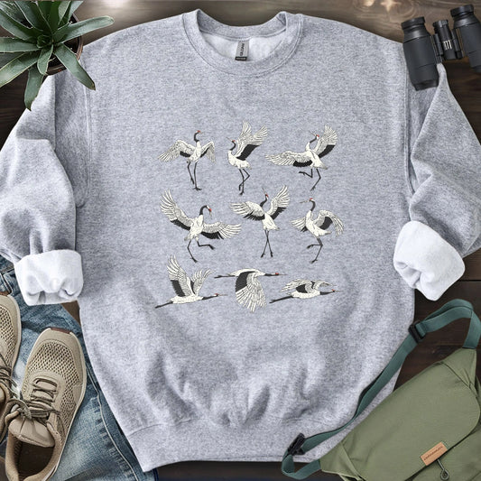 Graceful Cranes Sweatshirt