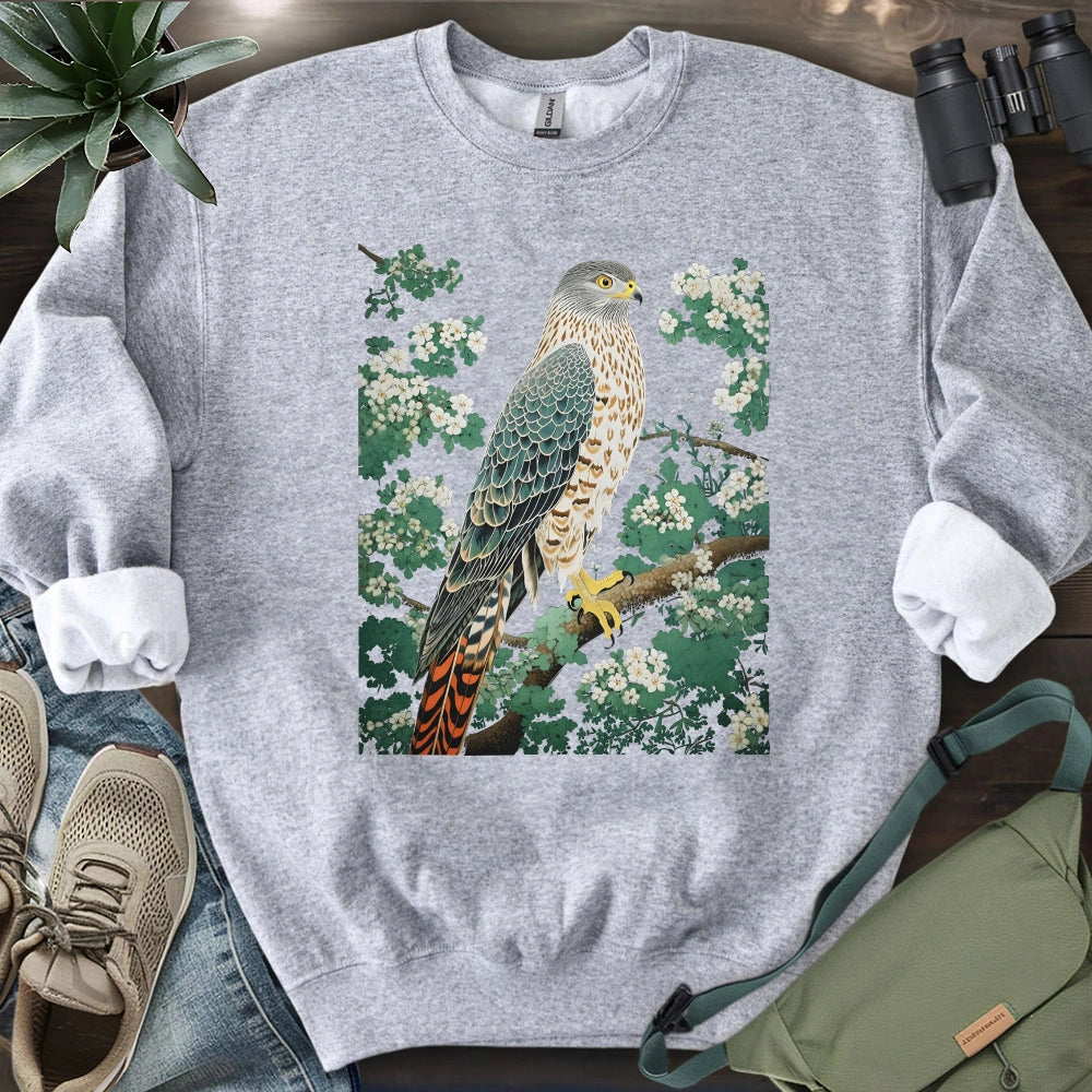 Hawk in Bloom Sweatshirt