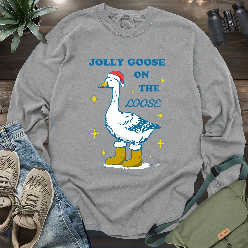 Silly Goose Christmas Long Sleeve T-shirt
