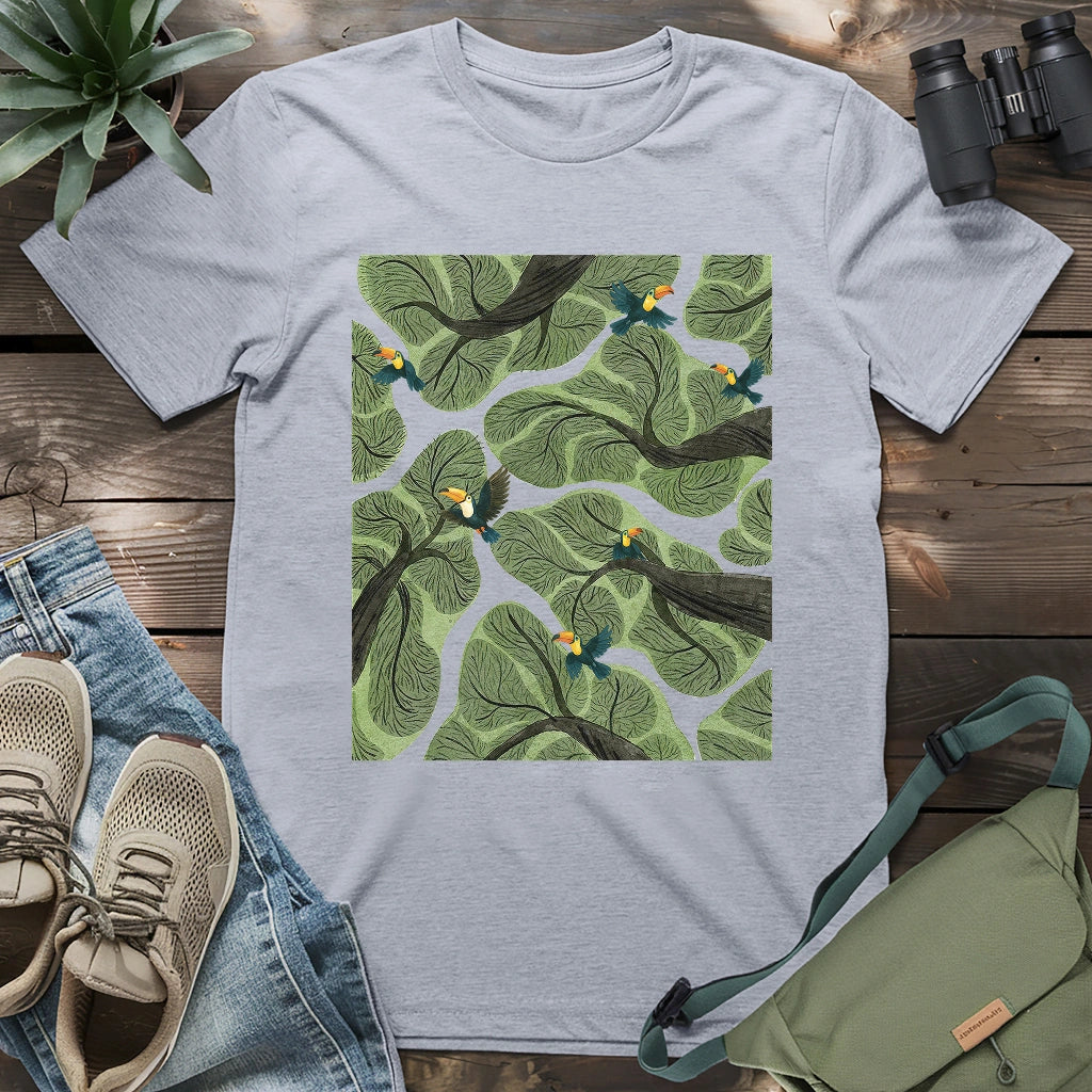 Toucan In Jungle T-shirt