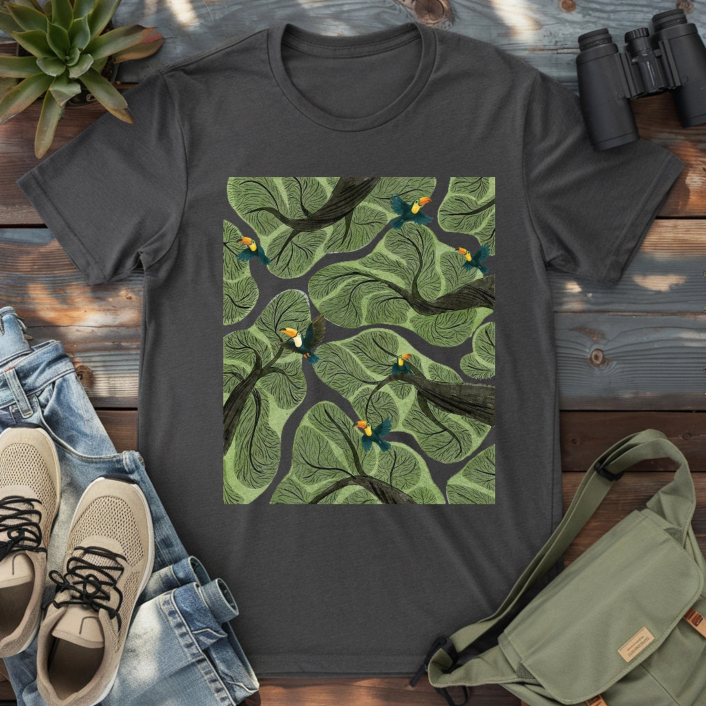 Toucan In Jungle T-shirt