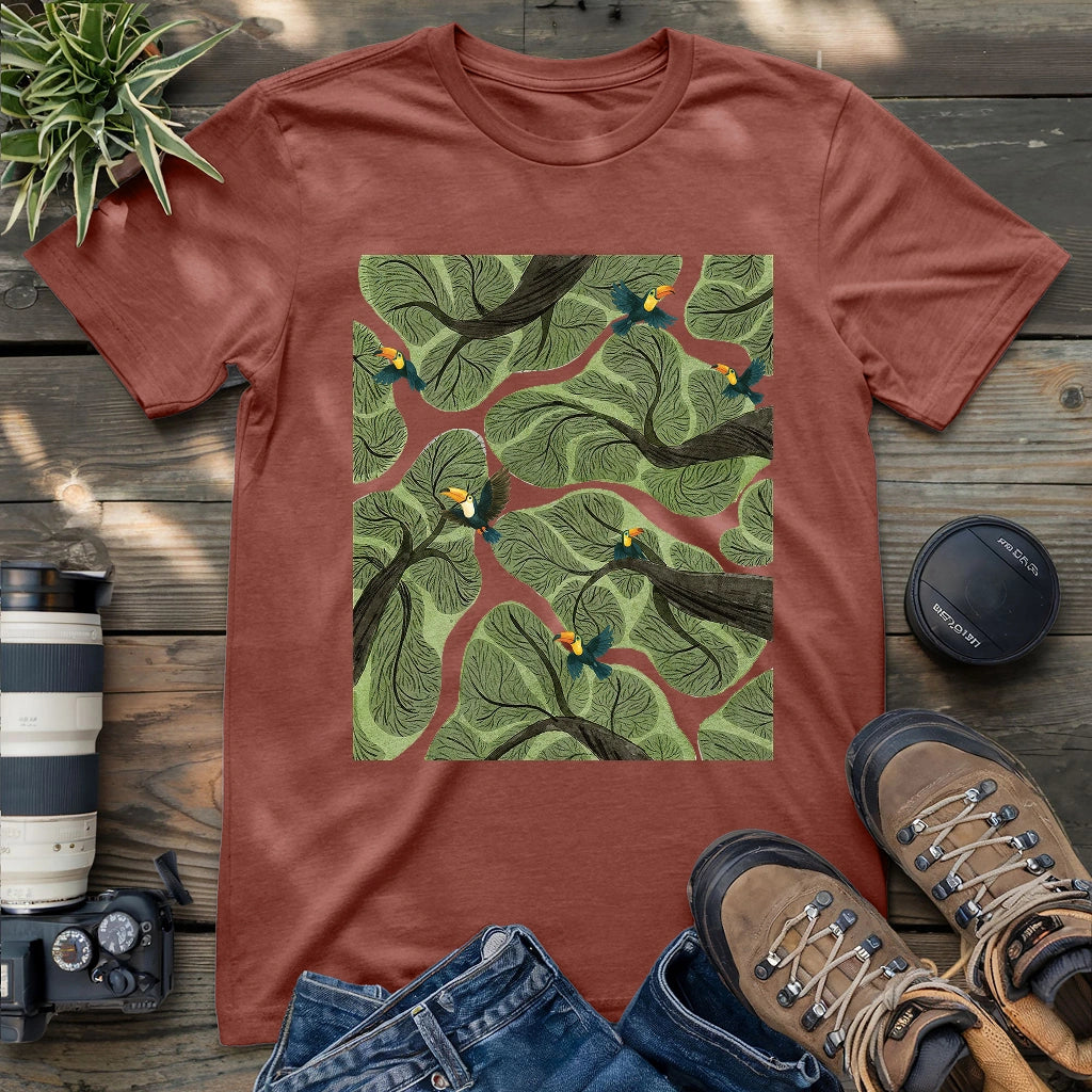 Toucan In Jungle T-shirt