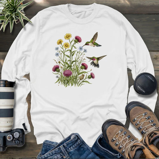 Attracted To Wildflowers Long Sleeve T-shirt