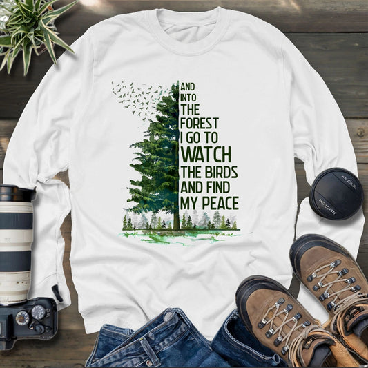 Birdwatching To Heal Long Sleeve T-shirt