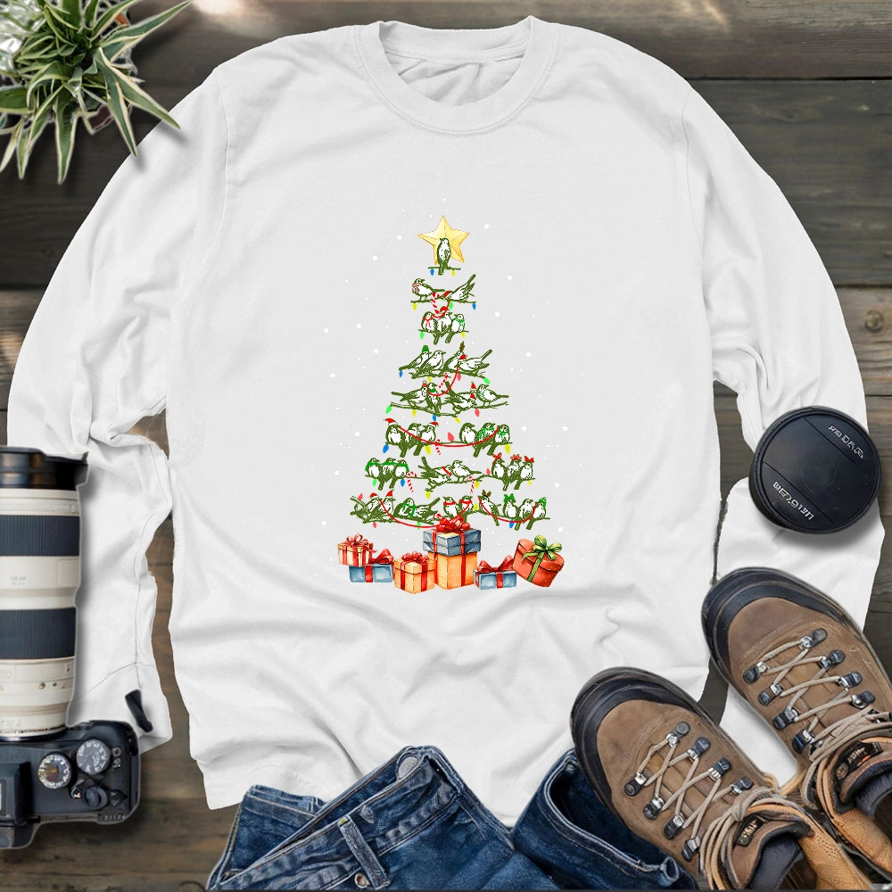 Birdy Christmas Tree Long Sleeve T-shirt