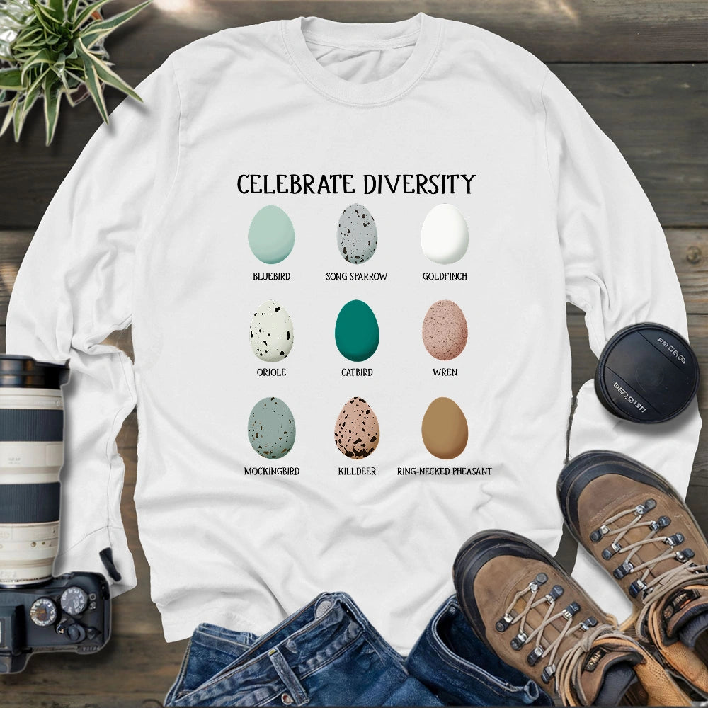 Celebrate Egg Diversity Long Sleeve T-shirt