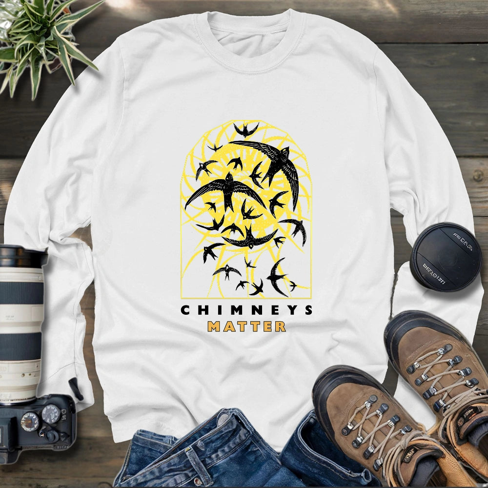 Chimney Swifts Matter Long Sleeve T-shirt