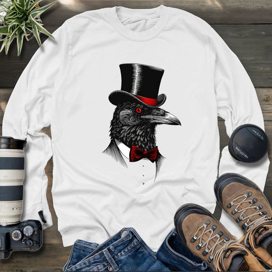 Crow Gentleman Long Sleeve T-shirt