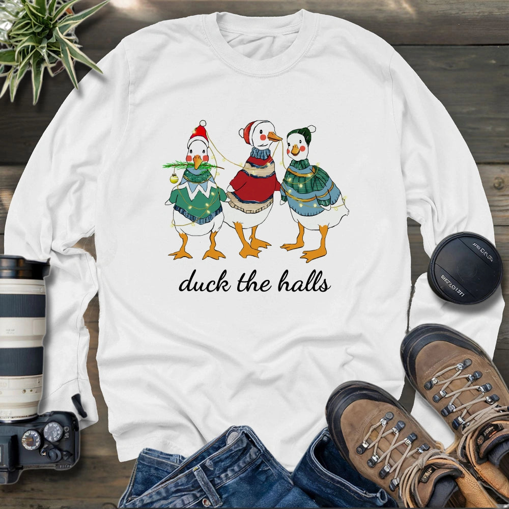 Duck the Halls Long Sleeve T-shirt