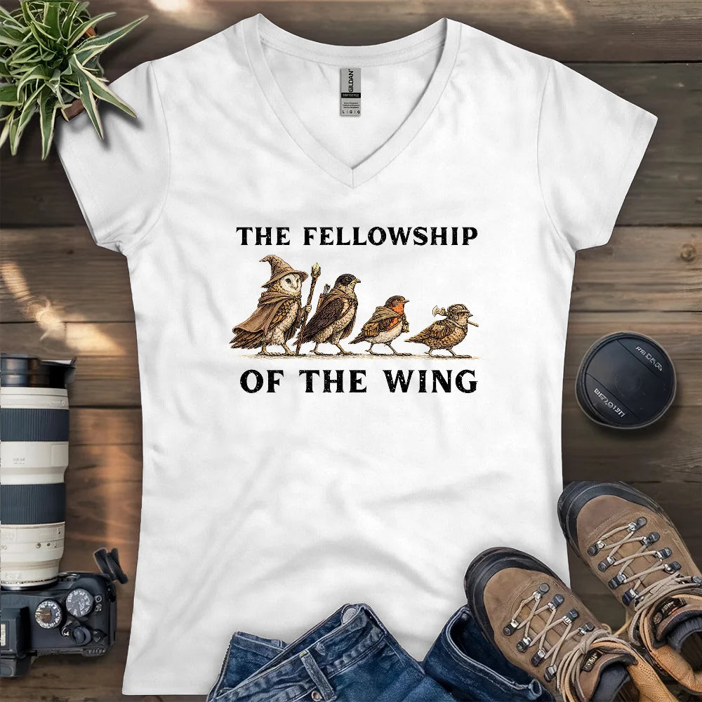 Fellowship Of The Wing Lady V-neck