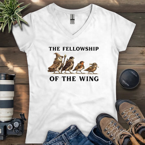 Fellowship Of The Wing Lady V-neck