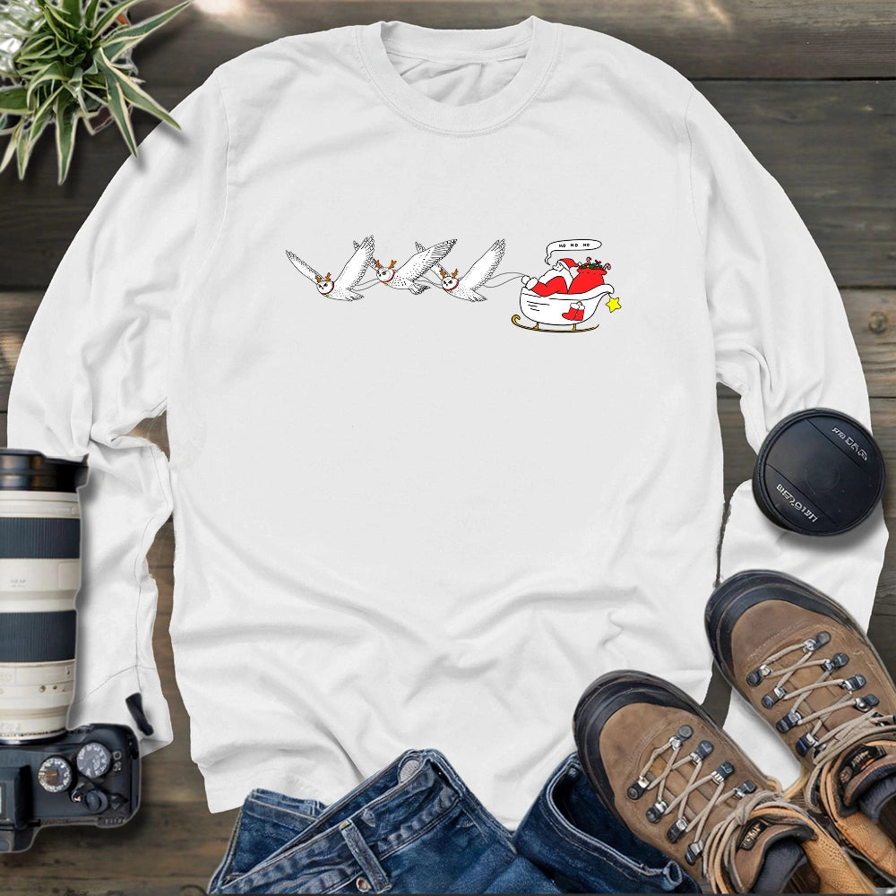 Ho-Ho-Hoo Delivery Long Sleeve T-shirt