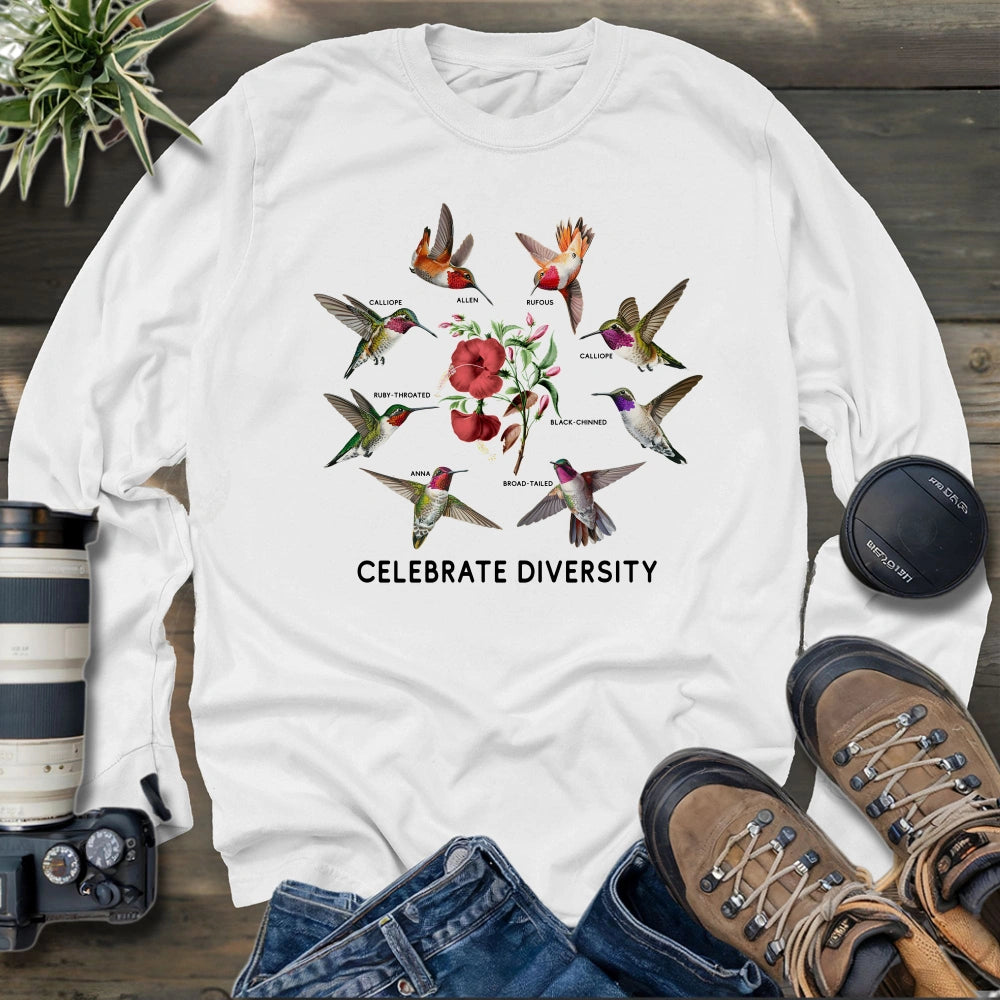Hummingbird Diversity Long Sleeve T-shirt
