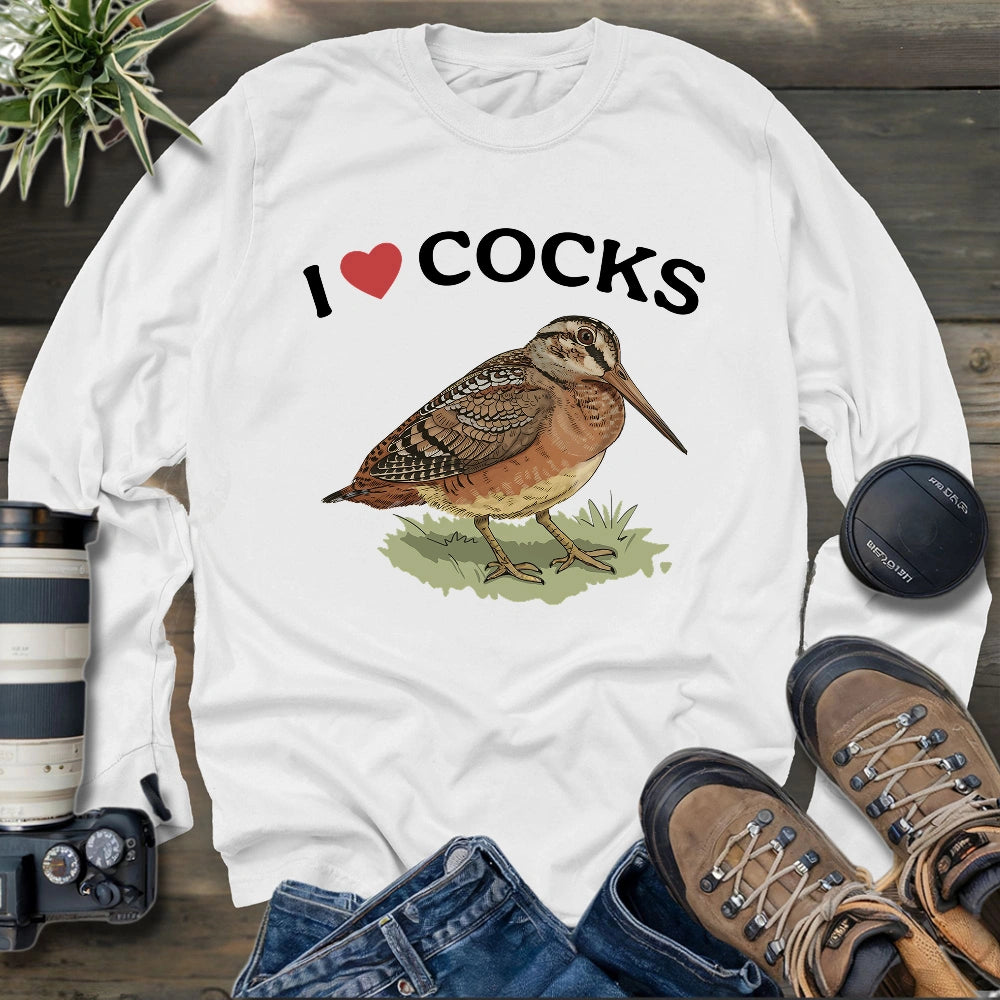 I Love Cock Long Sleeve T-shirt