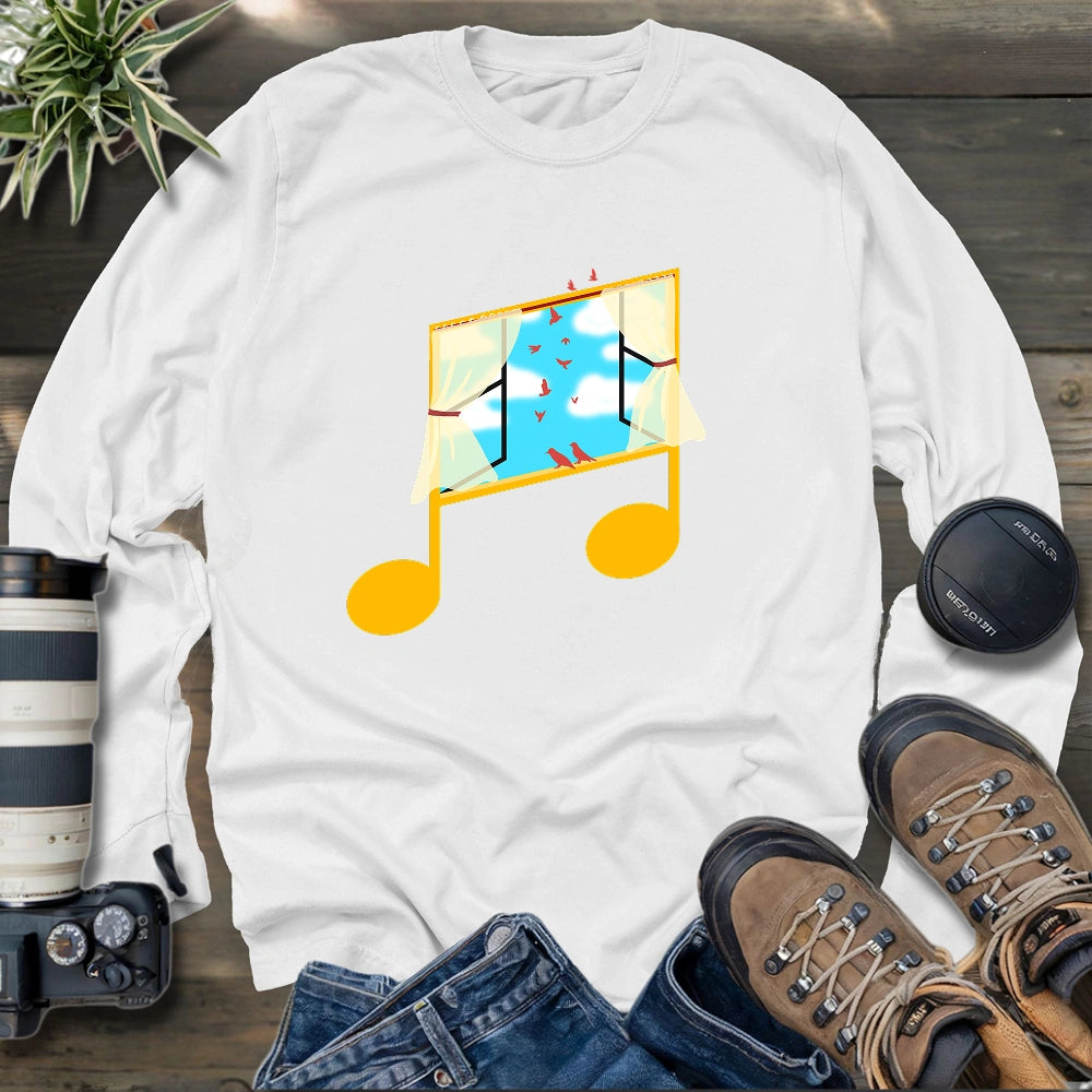 Listening To Songbirds Long Sleeve T-shirt
