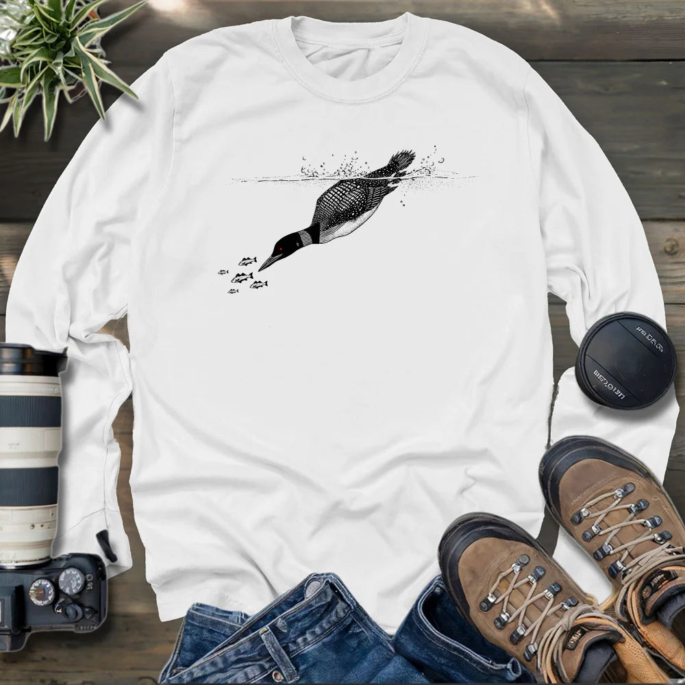 Loon On The Hunt Long Sleeve T-shirt