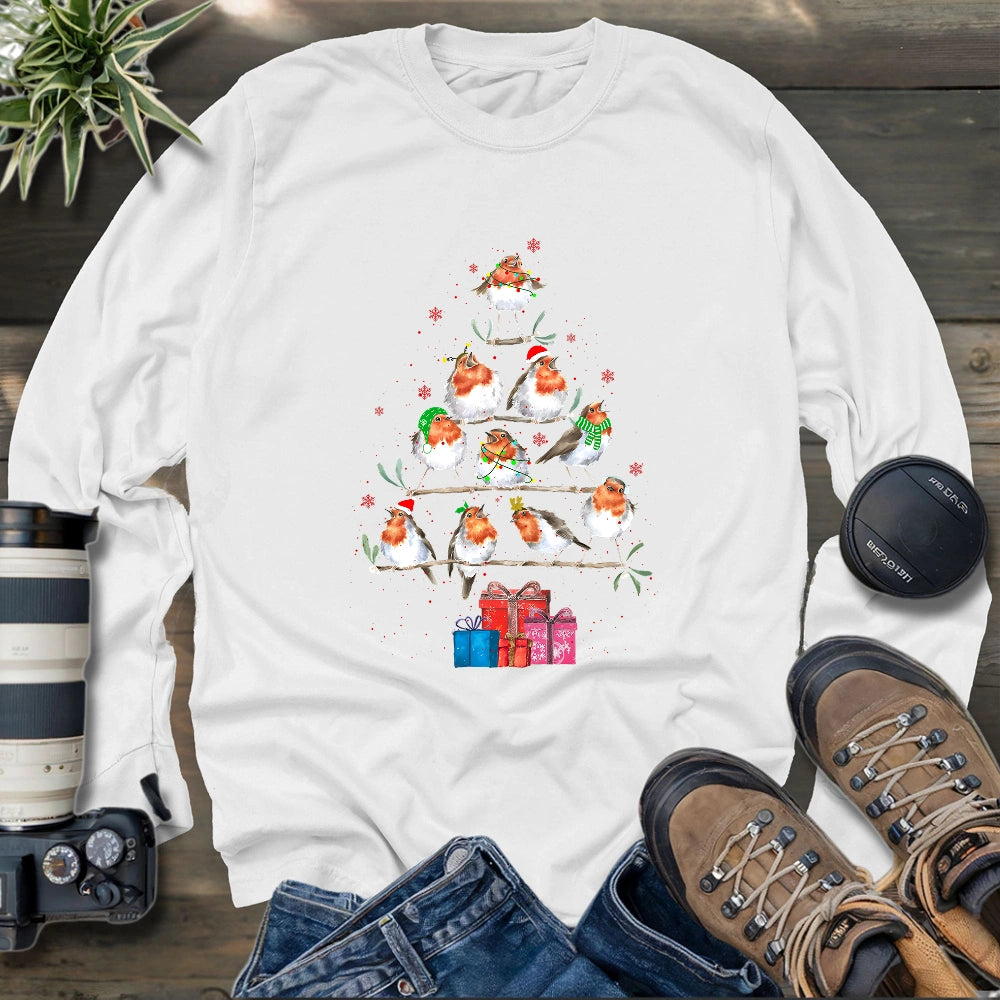 Merry Robinmas Long Sleeve T-shirt