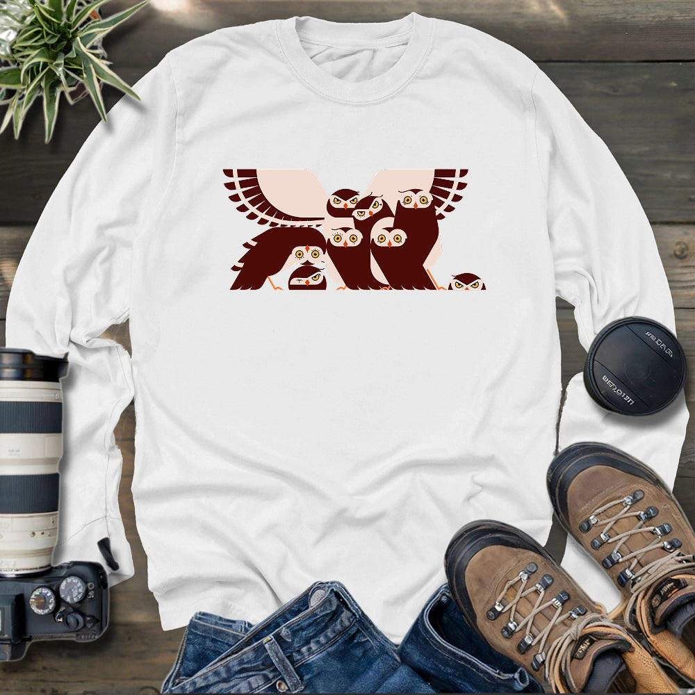 Owl Family Long Sleeve T-shirt