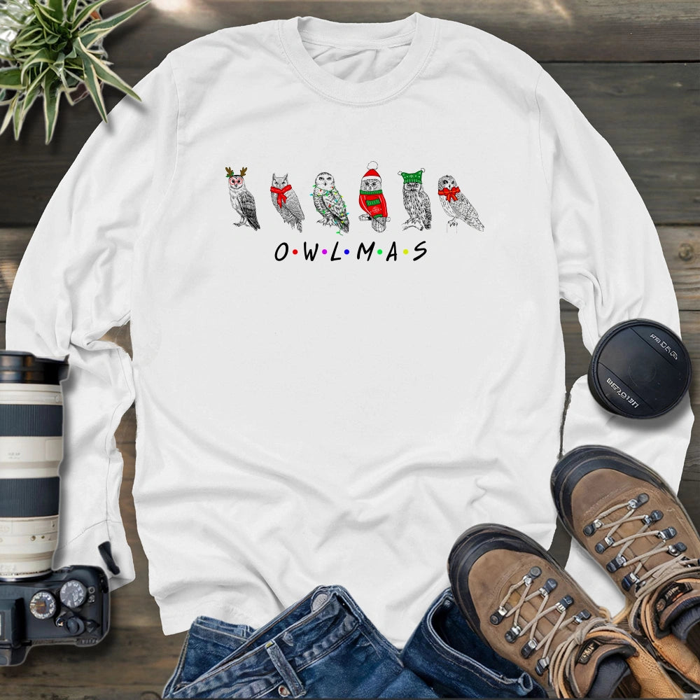 Owlmas Long Sleeve T-shirt