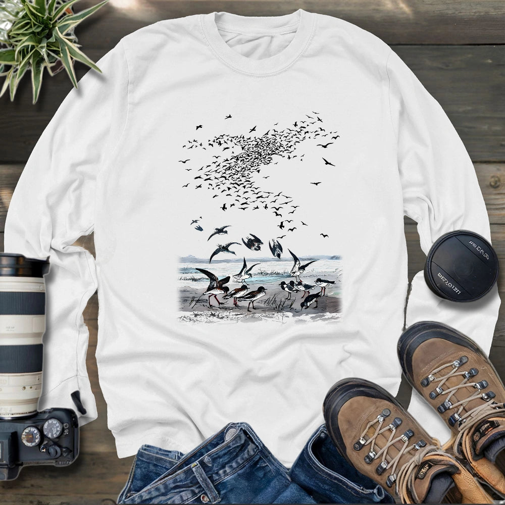 Sandpiper Migration Long Sleeve T-shirt