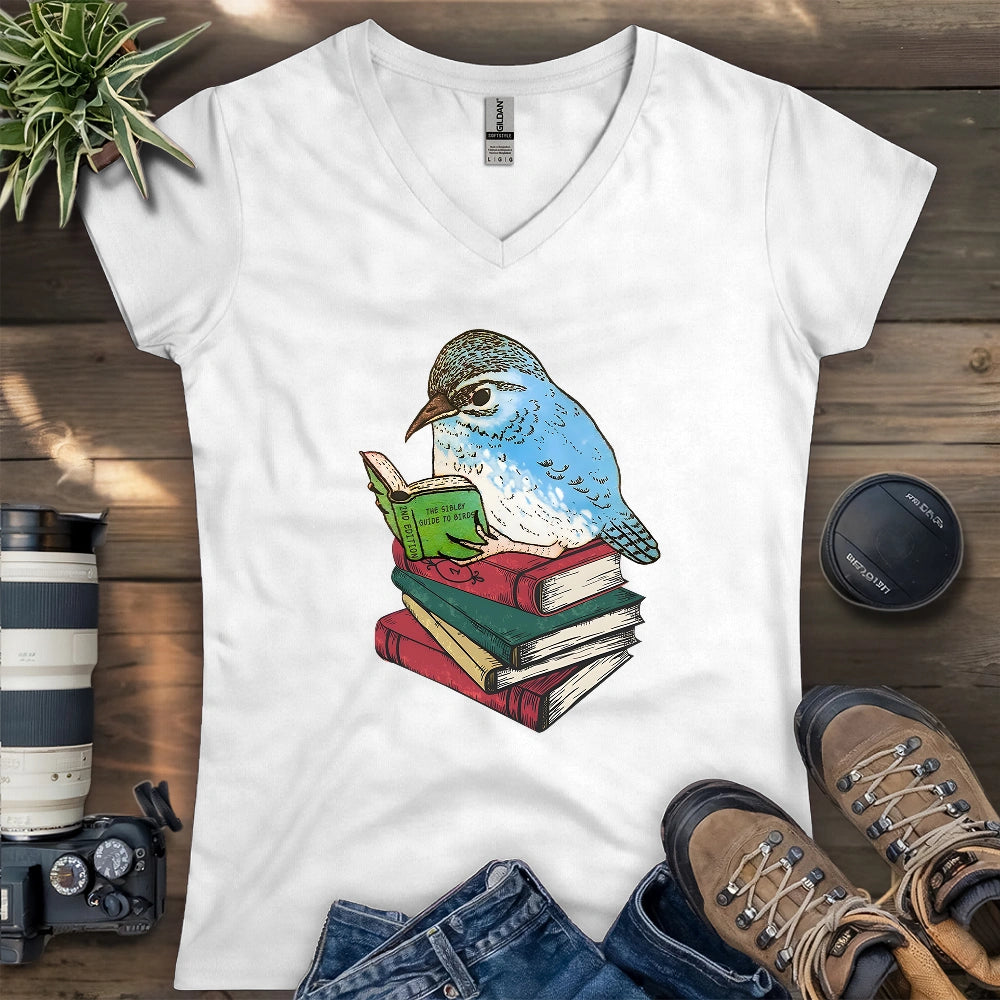 Sibley Guide To Birds Lady V-neck
