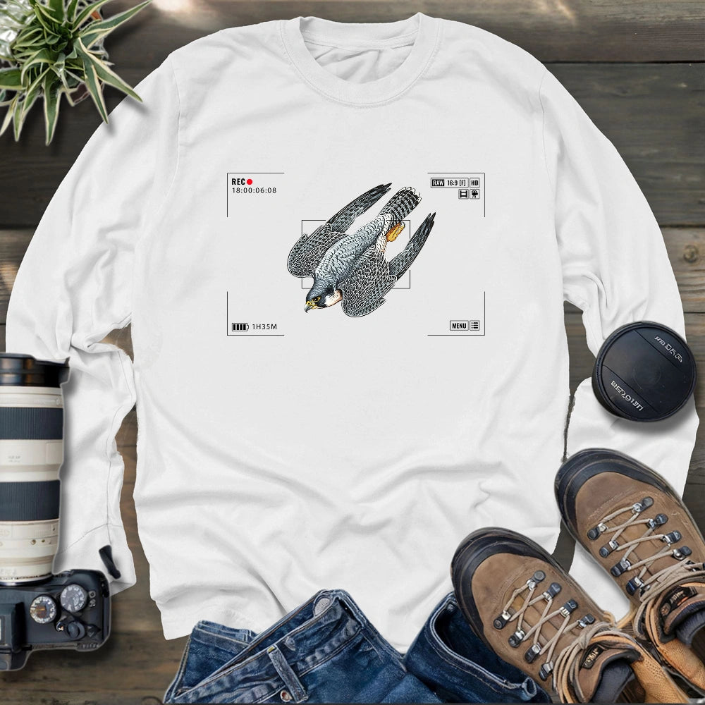Skydiving Falcon Long Sleeve T-shirt