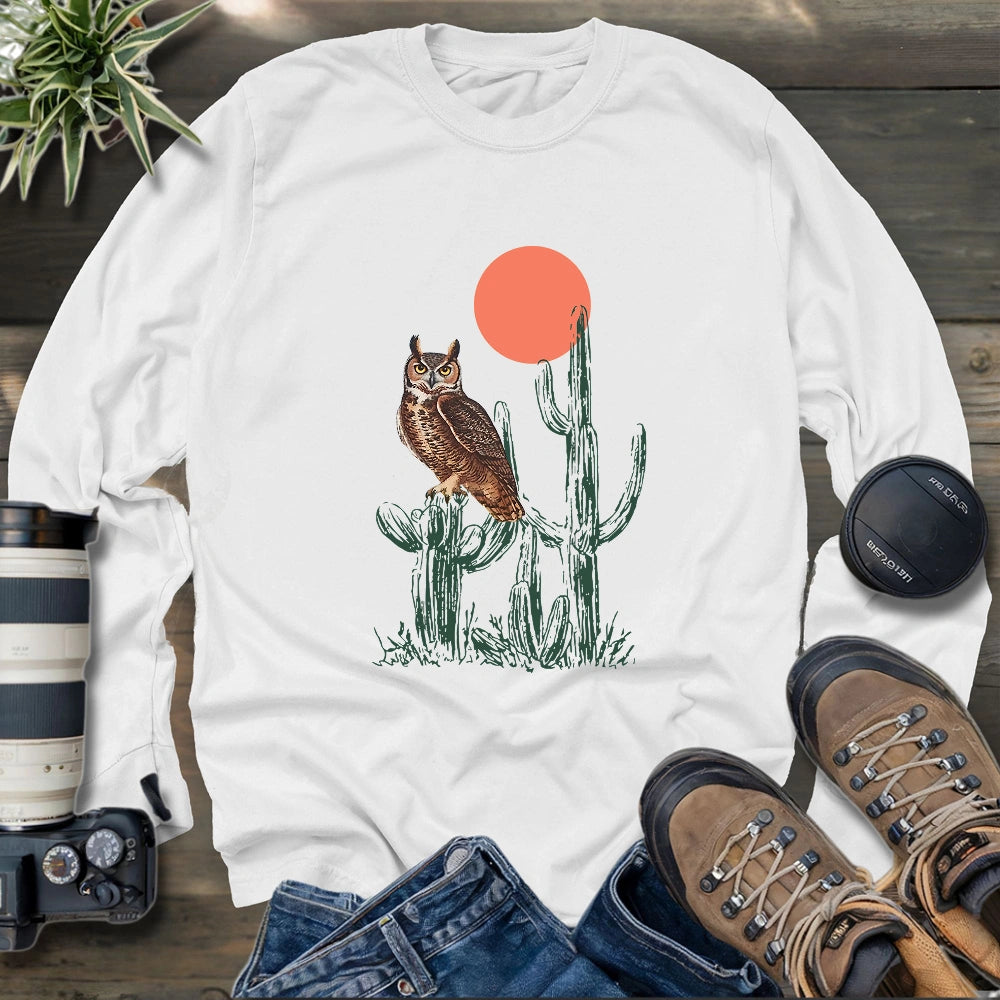 Southern Great Horned Owl Long Sleeve T-shirt