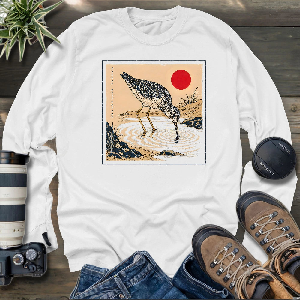 Stillness In Ripples Long Sleeve T-shirt