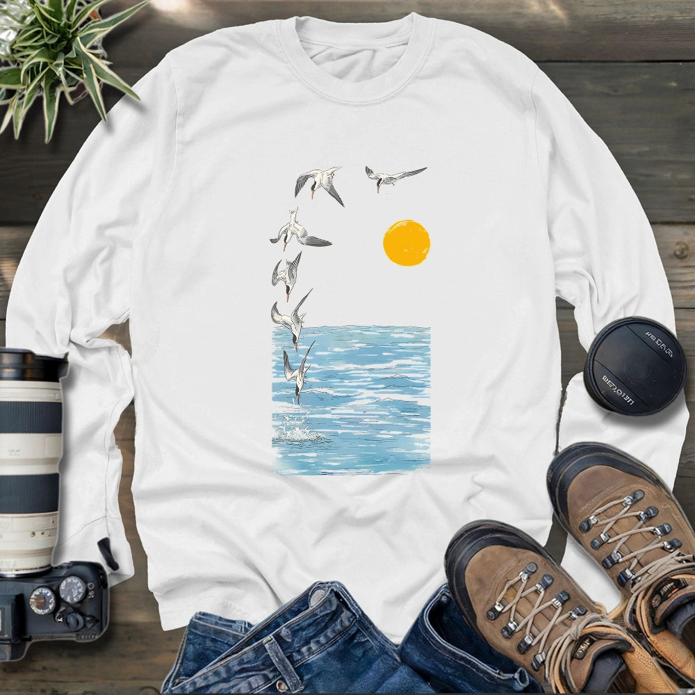 Tern Diving Long Sleeve T-shirt