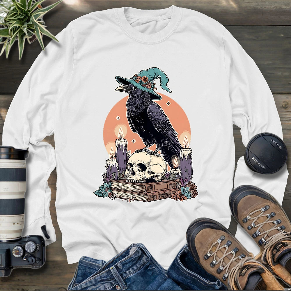 Witch’s Raven Long Sleeve T-shirt