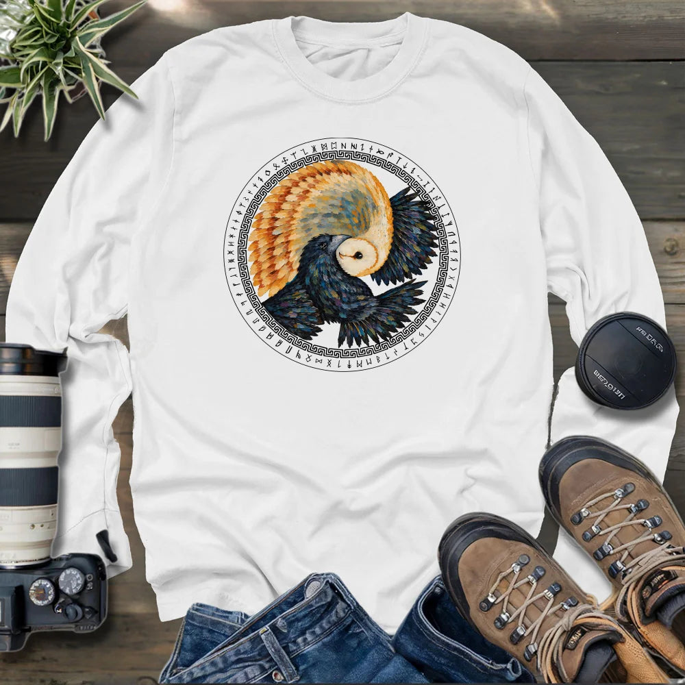 Yin Yang Dual Long Sleeve T-shirt
